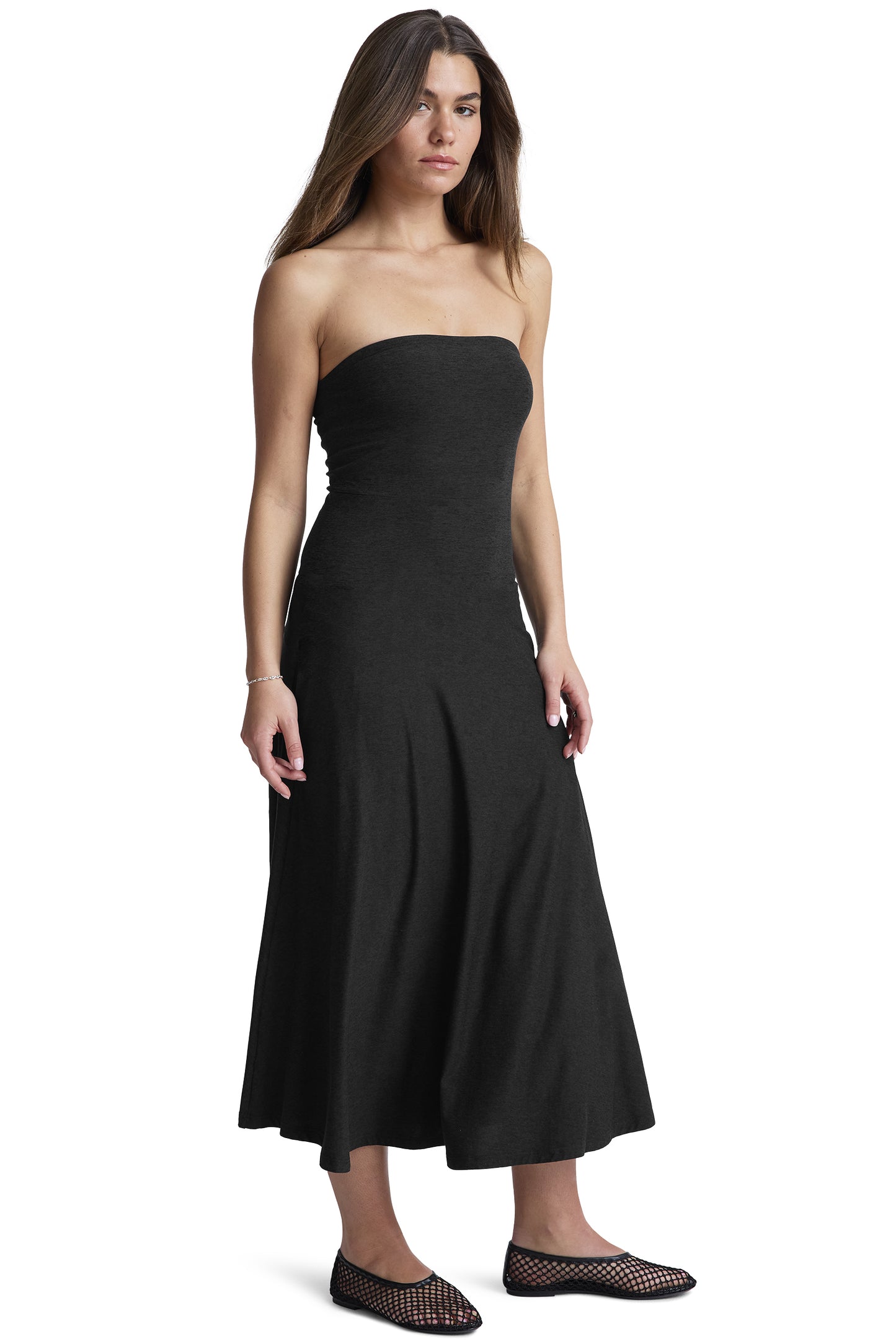 STRAPLESS DRESS DARKEST NIGHT