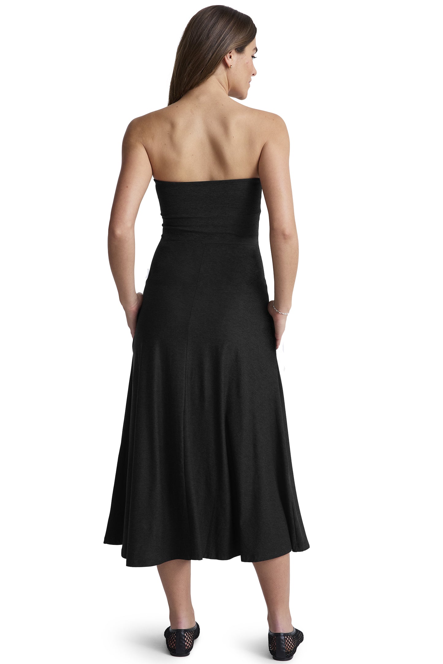STRAPLESS DRESS DARKEST NIGHT