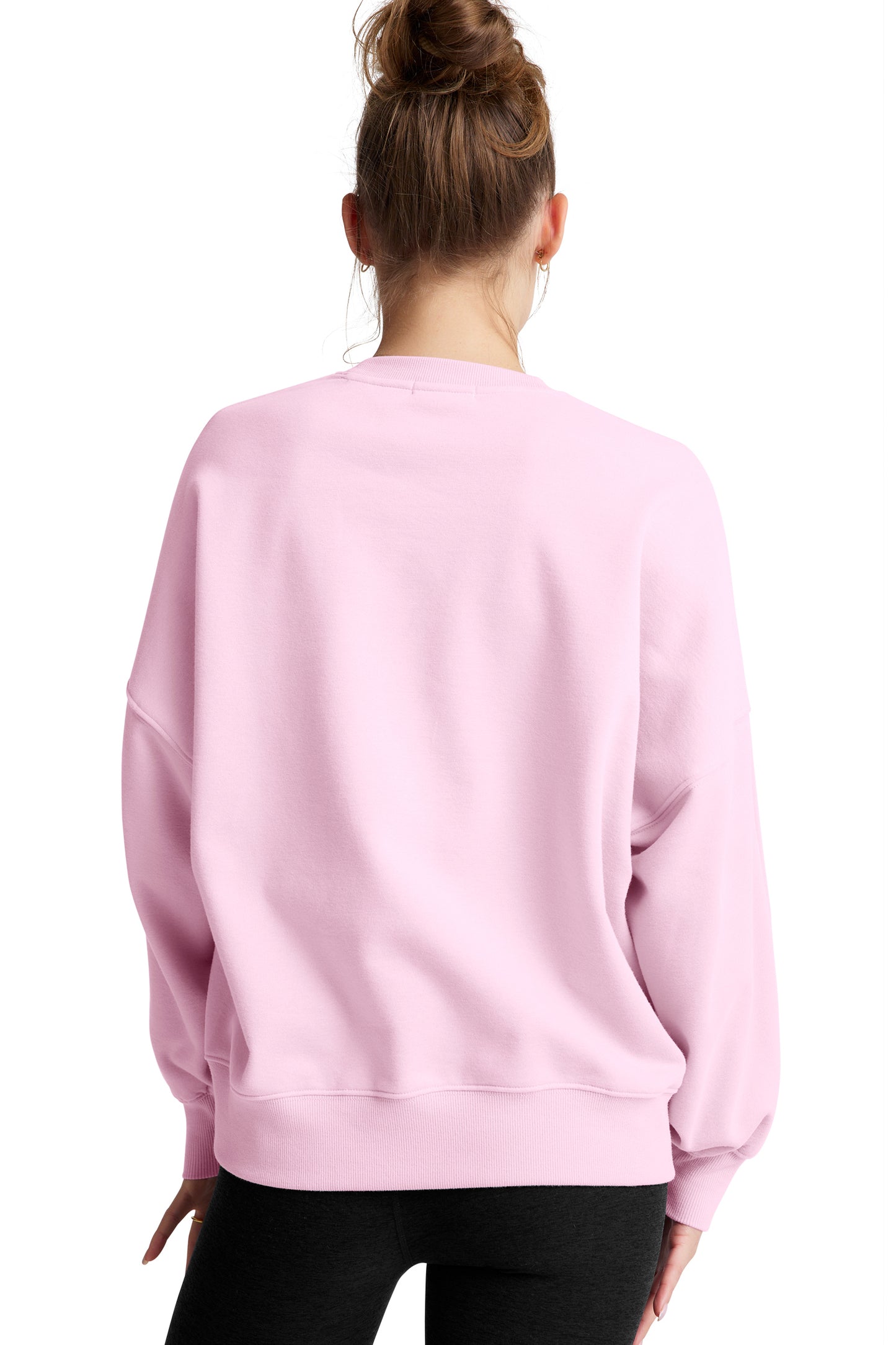 LUXEFLEECE OVERSIZED SWEATSHIRT FROSTY PINK