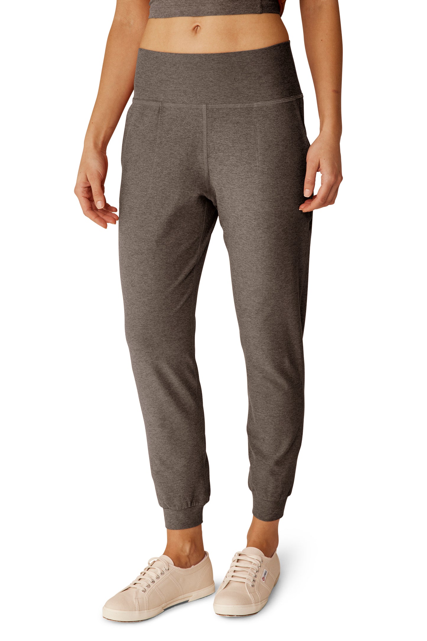 SPACEDYE MIDI JOGGER SOFT UMBER