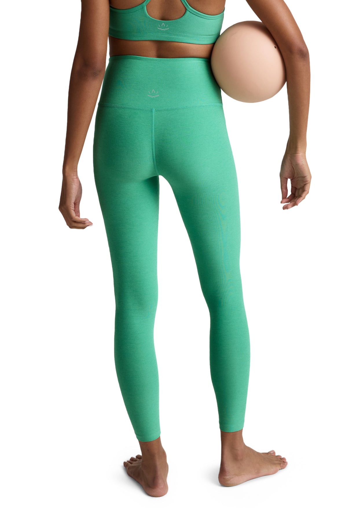 CAUGHT IN THE MIDI SPACEDYE LEGGING BRIGHT EMERALD
