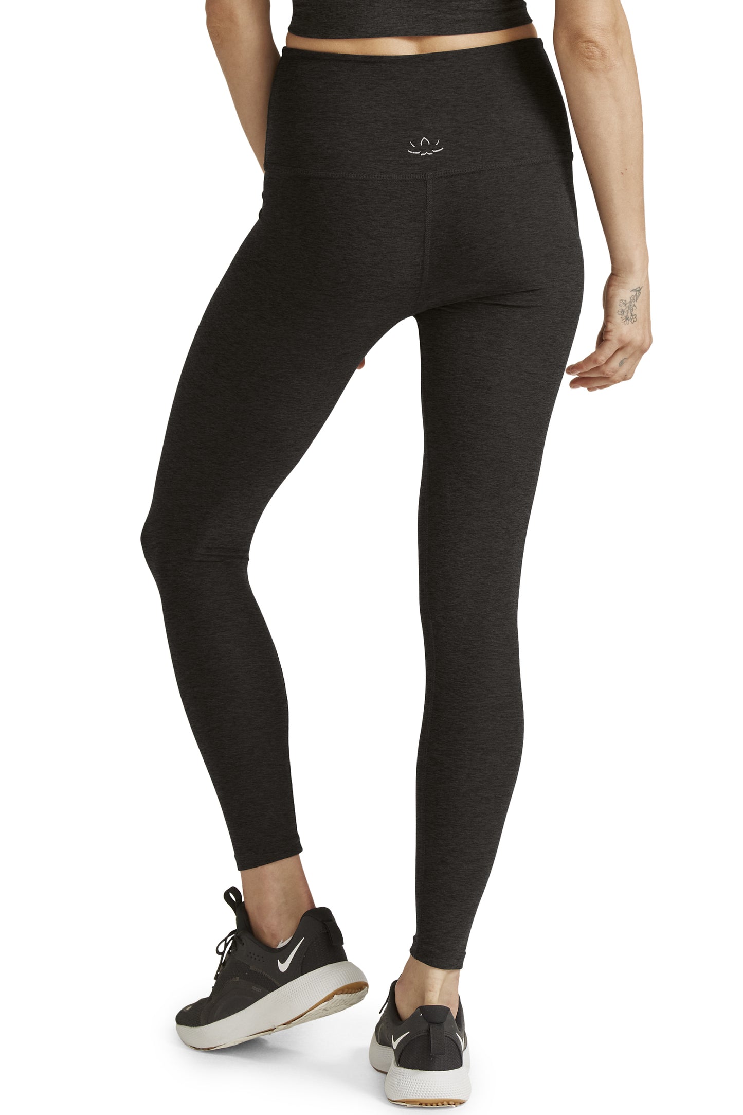 CAUGHT IN THE MIDI SPACEDYE LEGGING DARKEST NIGHT