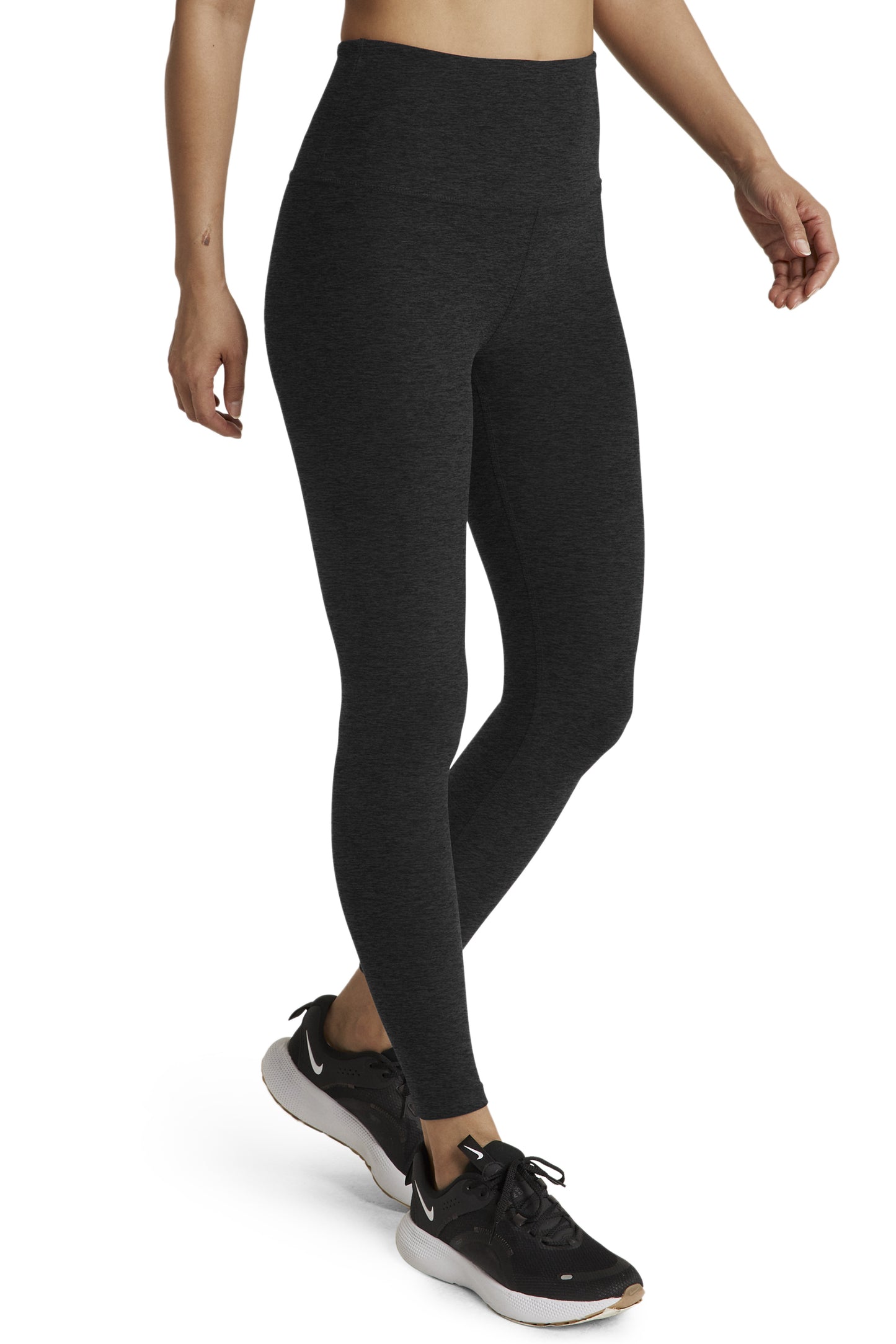 CAUGHT IN THE MIDI SPACEDYE LEGGING DARKEST NIGHT
