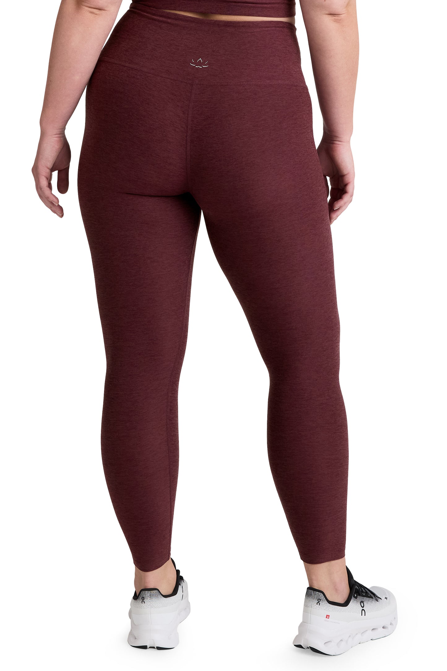 CAUGHT IN THE MIDI SPACEDYE LEGGING MIDNIGHT BURGUNDY