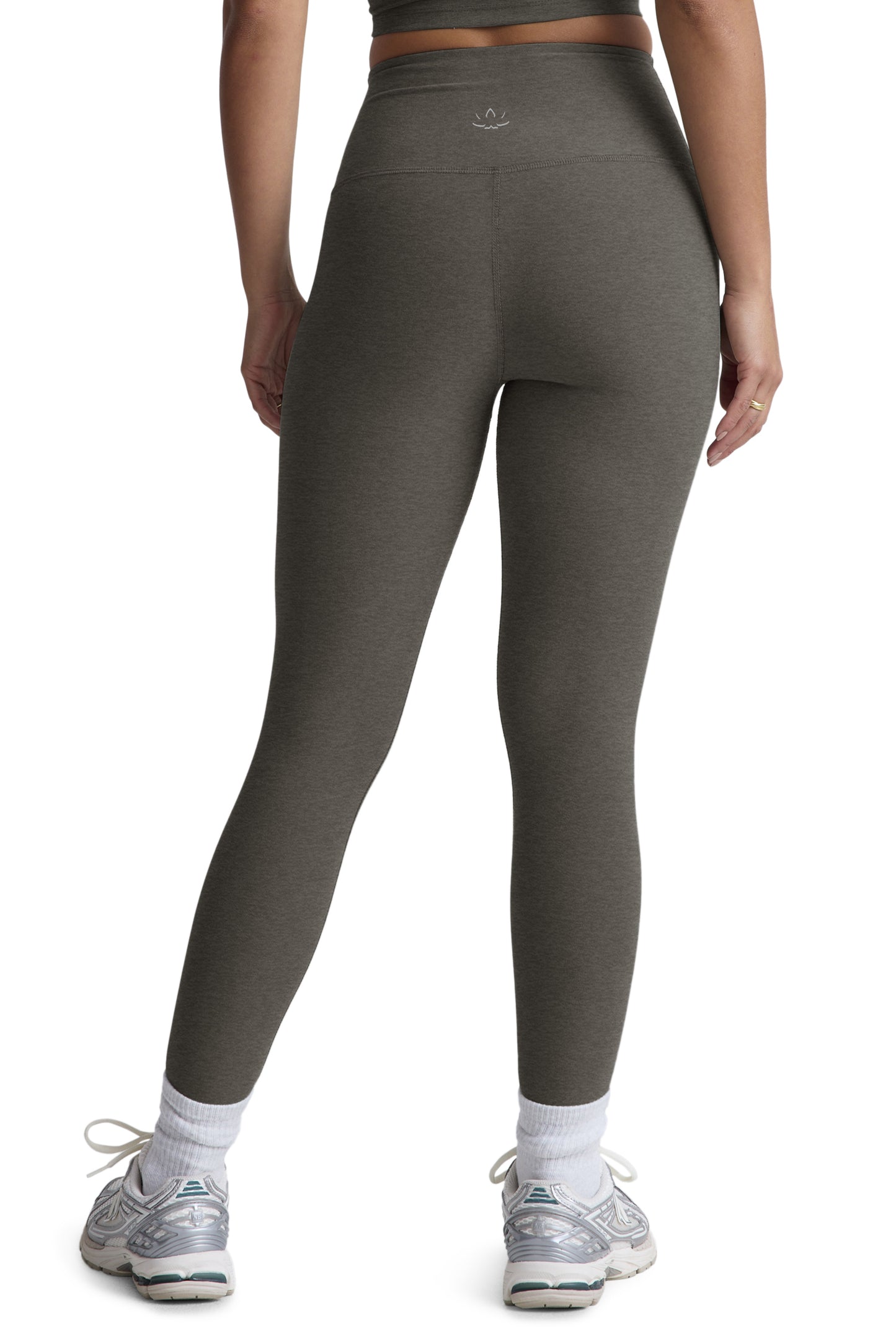 CAUGHT IN THE MIDI SPACEDYE LEGGING TRUE GREY