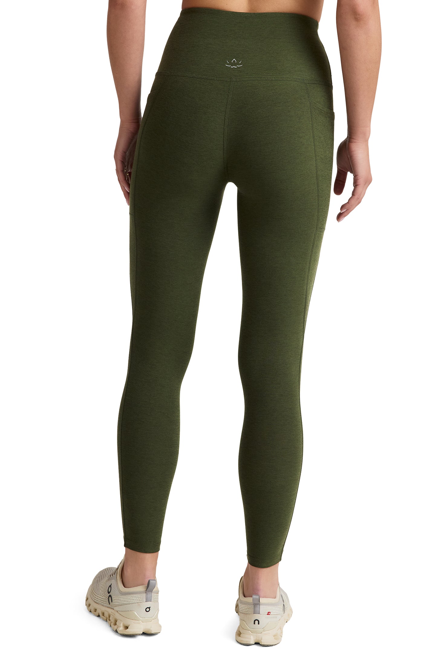 OUT OF POCKET SPACEDYE LEGGING ARMY GREEN