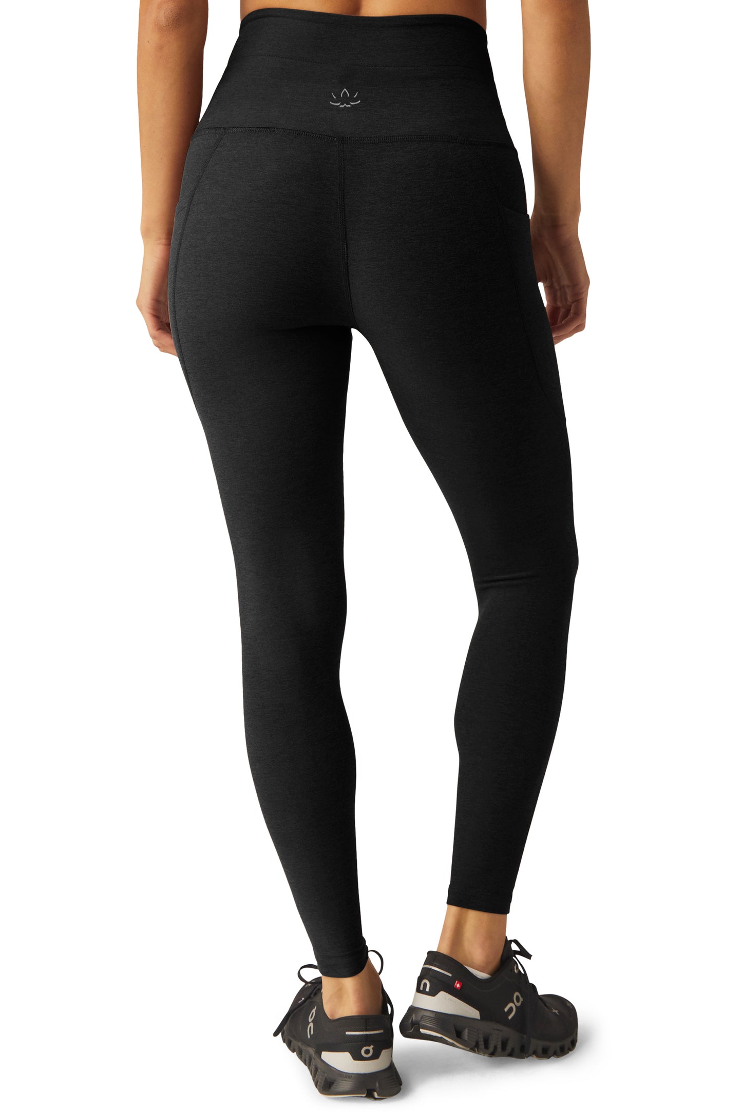 GO POCKET SPACEDYE MIDI LEGGING DARKEST NIGHT