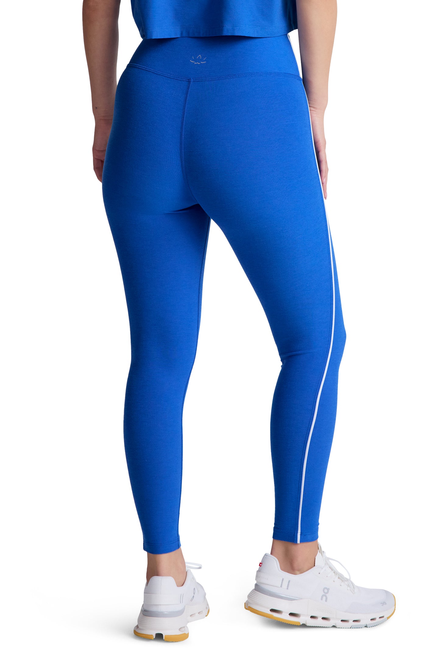 TROPHY SPACEDYE MIDI LEGGING COURT BLUE/CLOUD WHITE