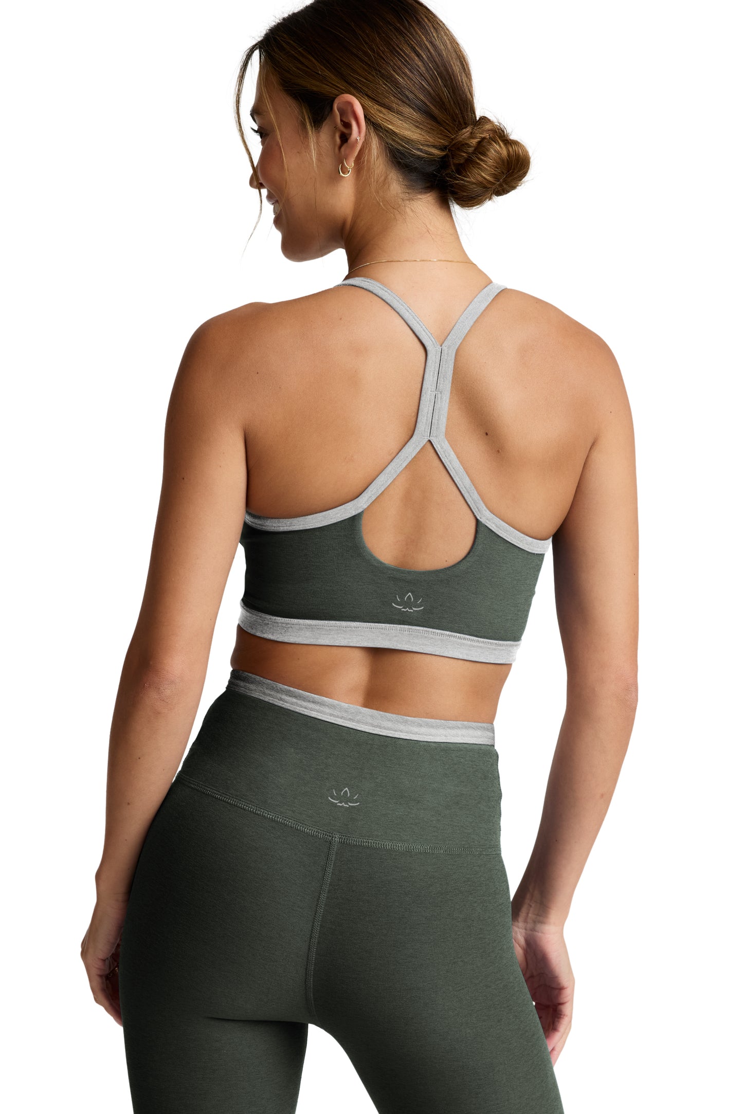 OUTLINES STRAPPY BRA DUSTY FOREST