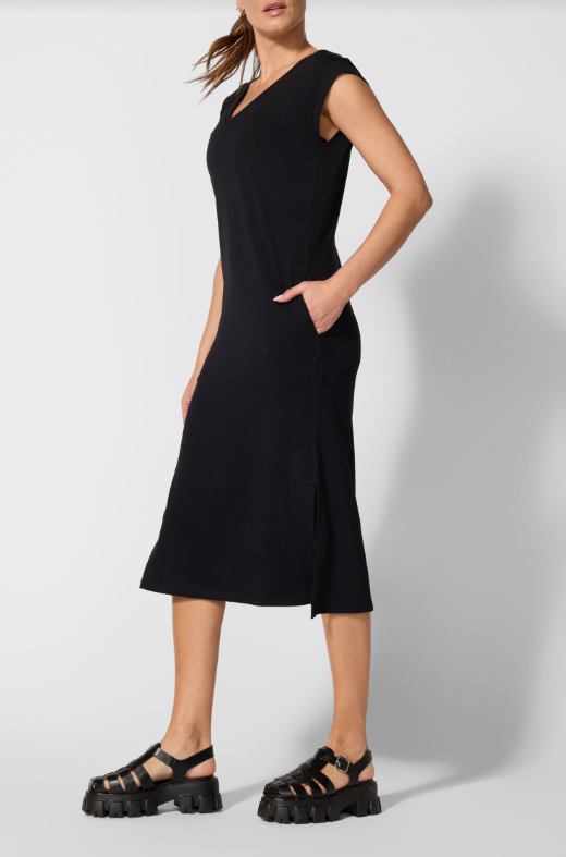 SERENE SLEEVELESS MAXI DRESS BLACK
