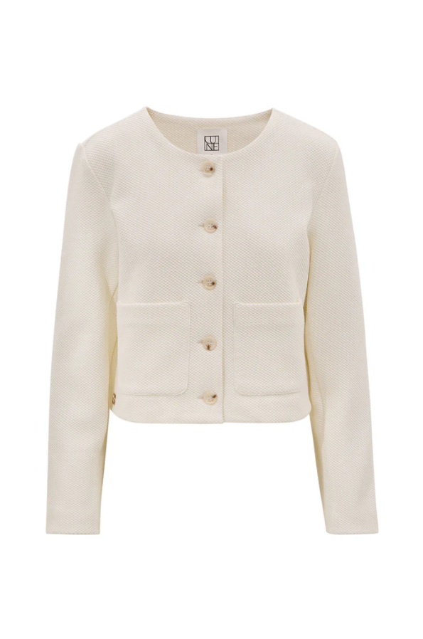 MOON CLASSIC SHORT JACKET MARSHMALLOW