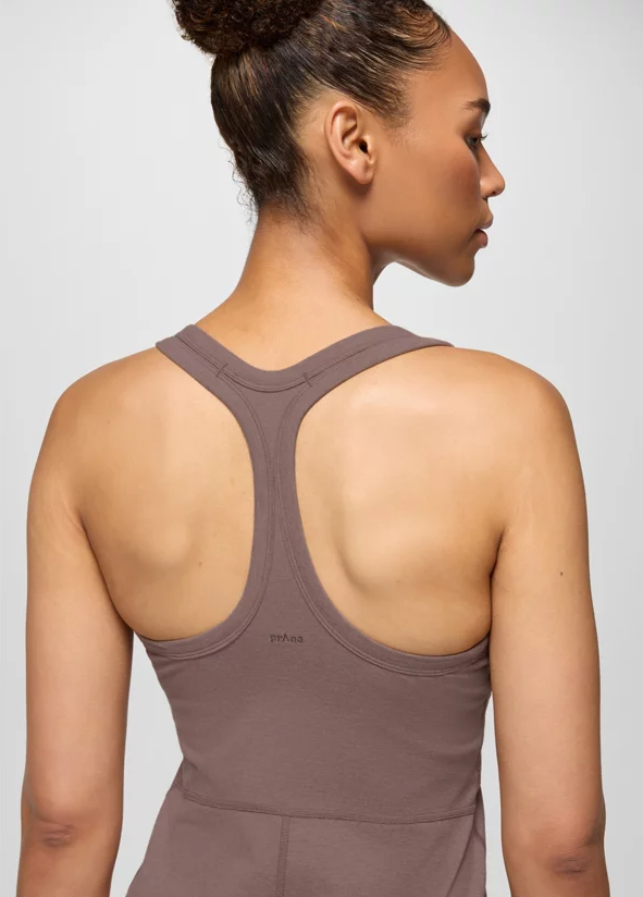 HEAVANA RACERBACK DRESS CAROB