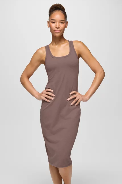 HEAVANA RACERBACK DRESS CAROB