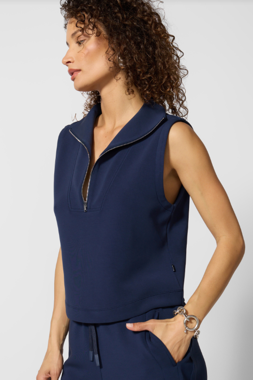 DREAMWEAVE HALF ZIP TANK NAVY