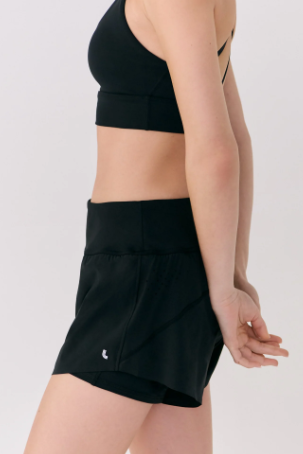 OLIVIE ACTIVE SHORTS BLACK