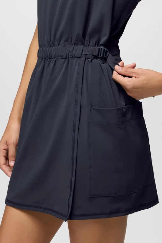 RAILAY POCKET DRESS THUNDERCLOUD