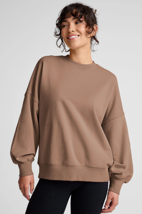 LUXEFLEECE OVERSIZED SWEATSHIRT DESERT SAND