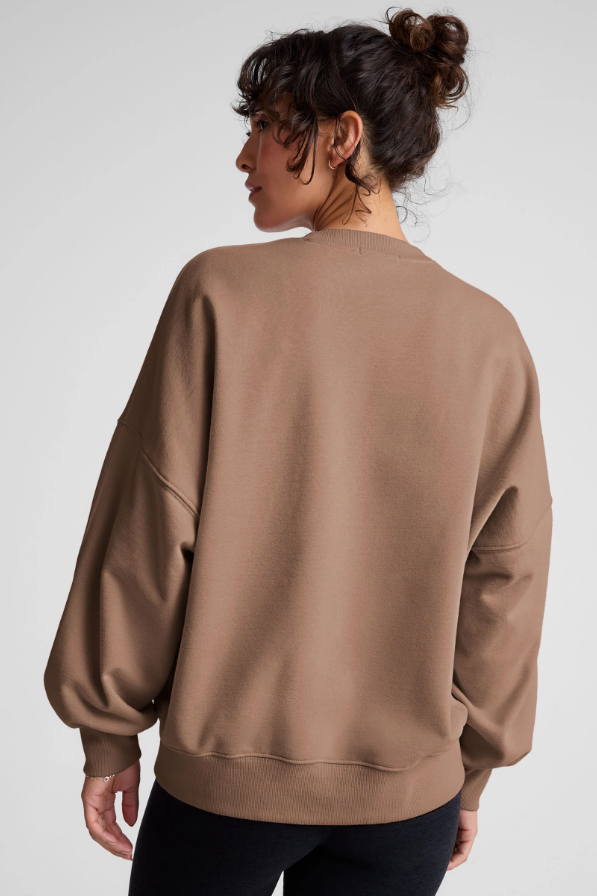 LUXEFLEECE OVERSIZED SWEATSHIRT DESERT SAND