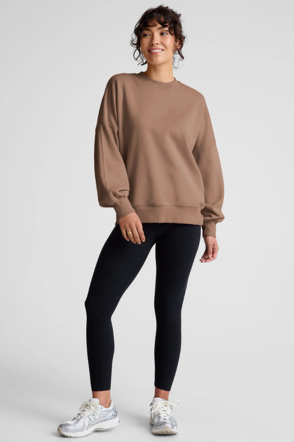 LUXEFLEECE OVERSIZED SWEATSHIRT DESERT SAND