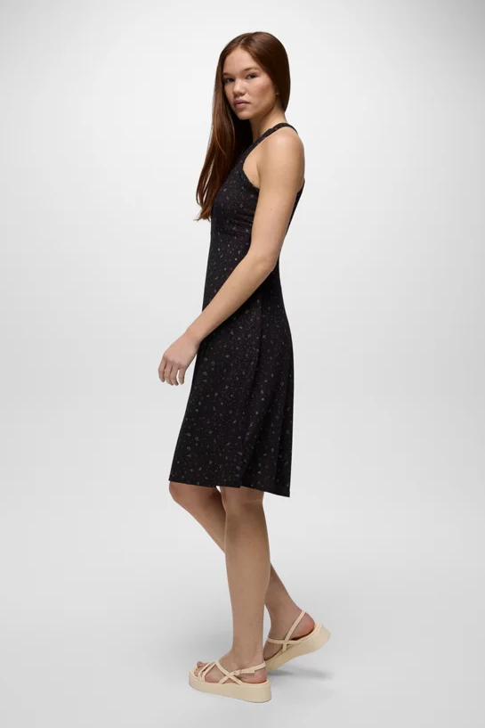 JEWEL LAKE DRESS BLACK SPRINGTIME