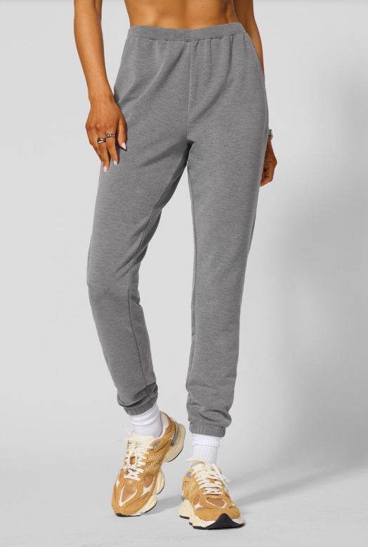 COZY FLEECE SLIM JOGGER STEEL