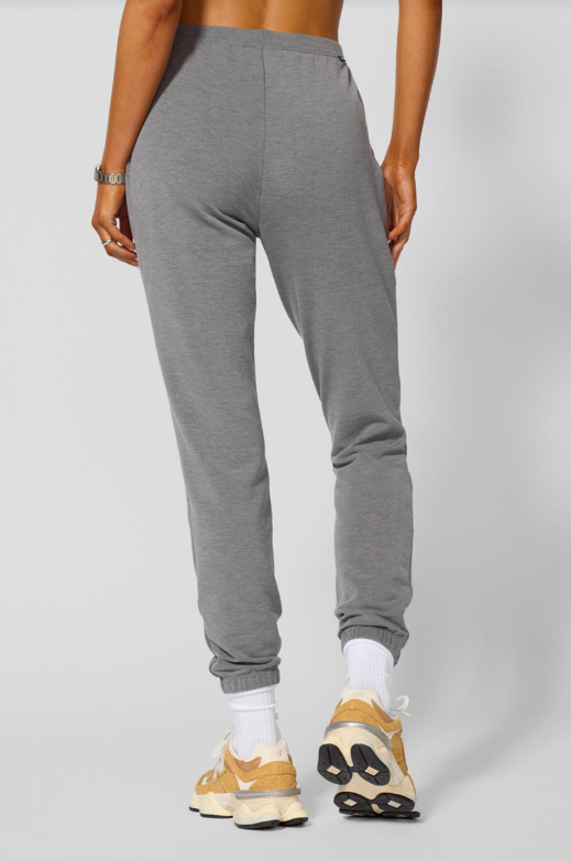 COZY FLEECE SLIM JOGGER STEEL
