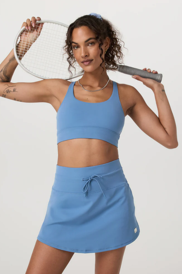 YOSEMITE LONGLINE BRA LIGHT FRENCH BLUE