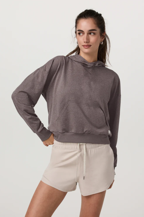 HALO MODERN PULLOVER HOODIE HUCKLEBERRY HEATHER