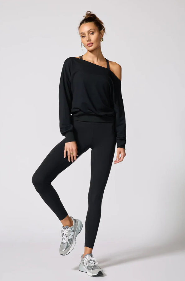 FLASHDANCE SWEATSHIRT BLACK