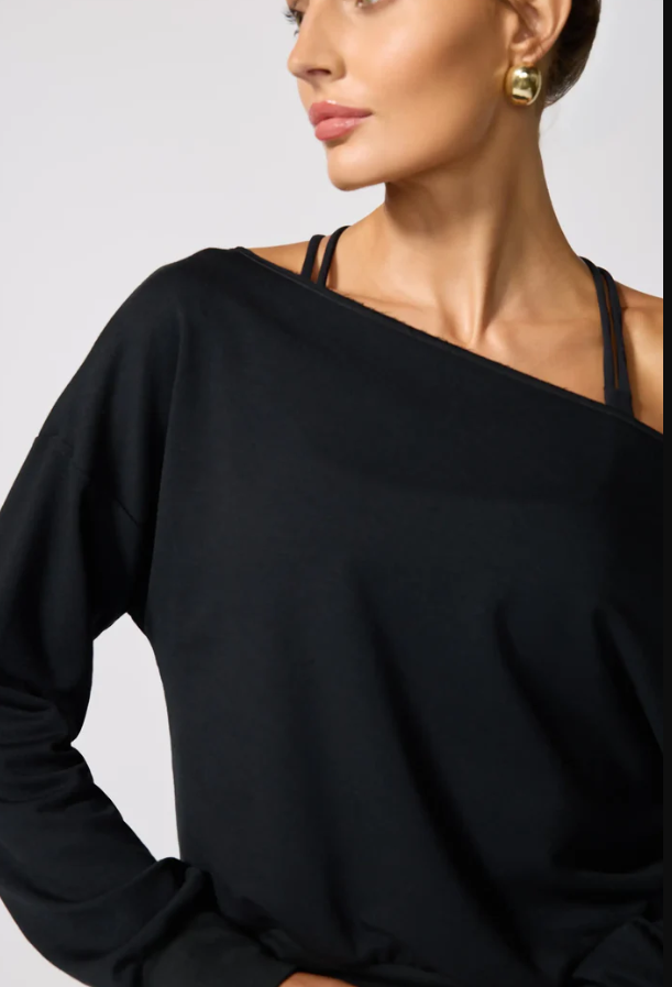 FLASHDANCE SWEATSHIRT BLACK