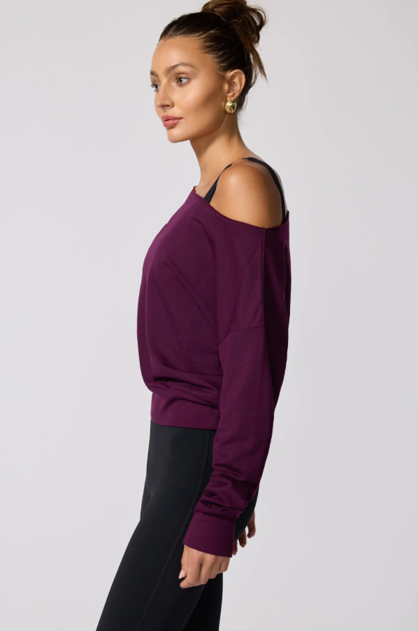 FLASHDANCE SWEATSHIRT BEET