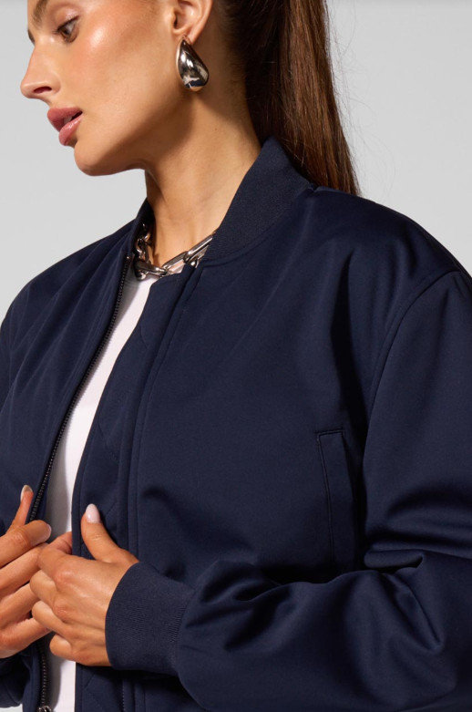 BOMBER JACKET NAVY