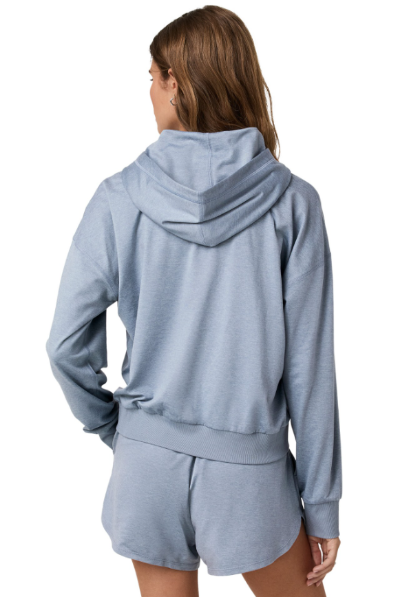 HALO MODERN PULLOVER HOODIE SEA GLASS HEATHER