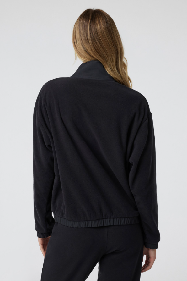 ASPEN HALF ZIP JACKET BLACK