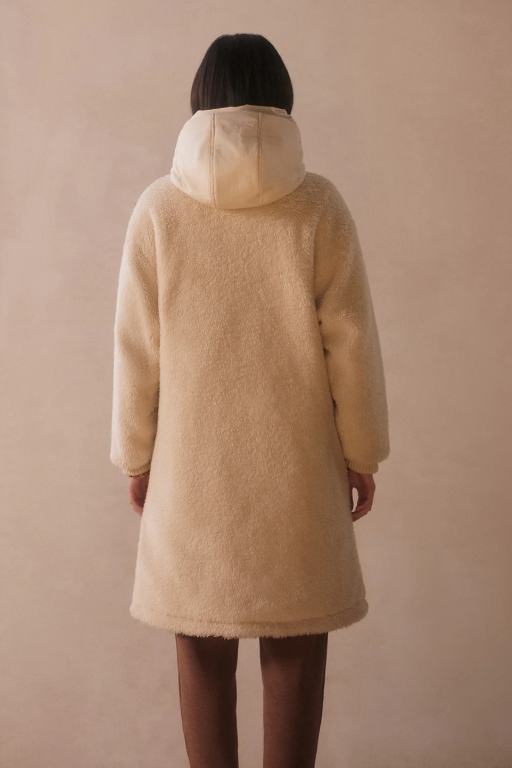 CYRUS REVERSIBLE COAT SANDSHELL