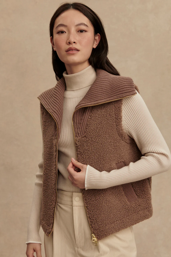 ASPEN GILET ASH TAUPE