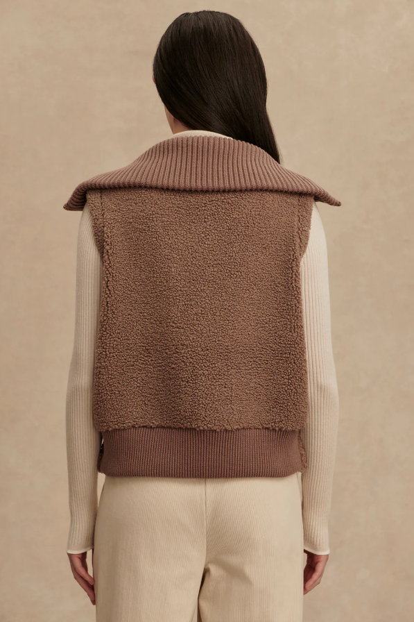 ASPEN GILET ASH TAUPE