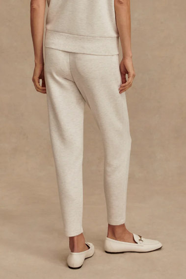 SLIM PANT IVORY MARL