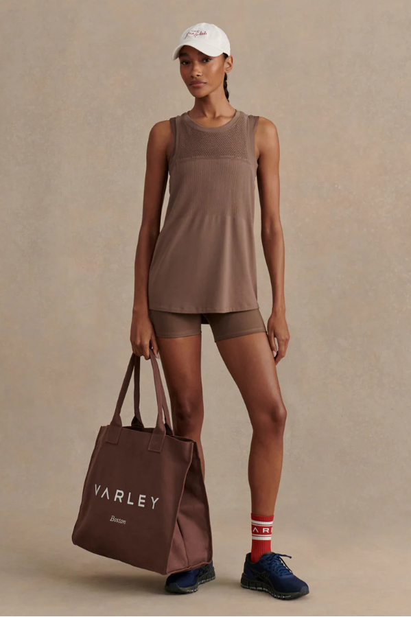 DAYNA SEAMLESS TANK COFFEE QUARTZ