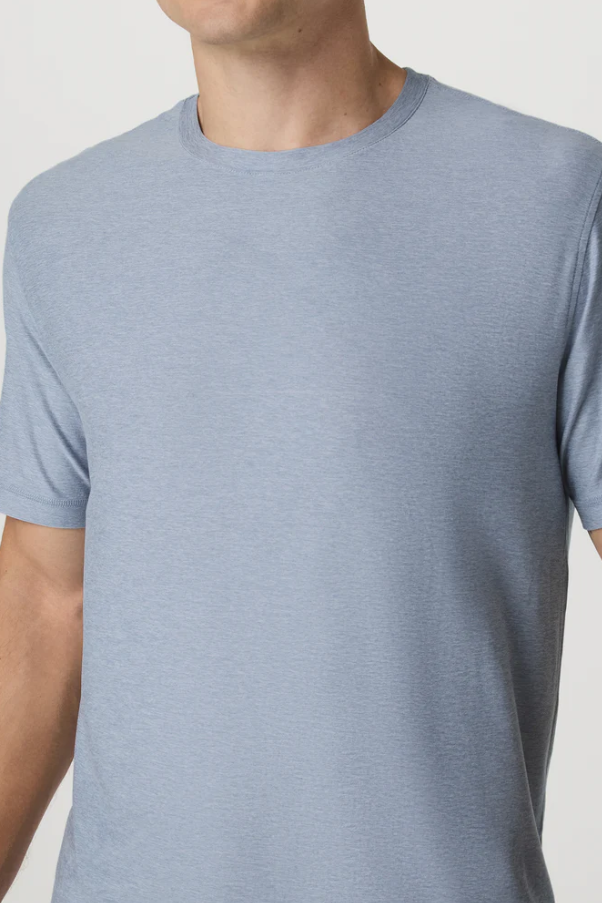 STRATO TECH TEE BLUE DUSK HEATHER
