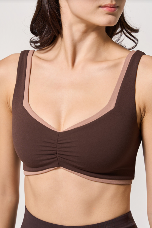 CLOUD TWO TONE BRA JAVA/BROWNIE