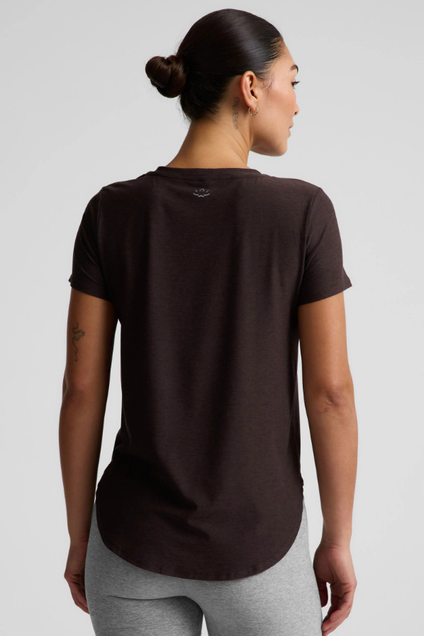ON THE DOWN LOW TEE DARK CHOCOLATE