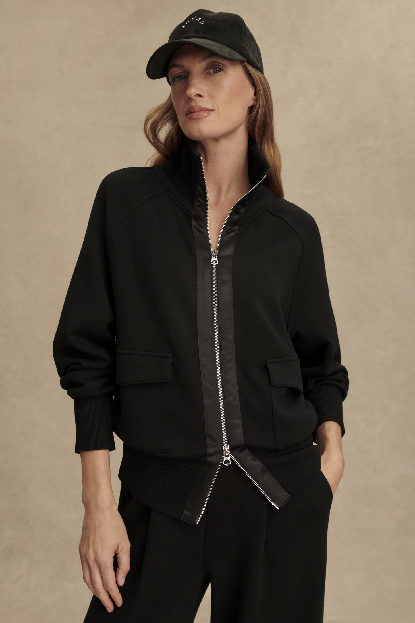 ROXBURY ZIP JACKET BLACK