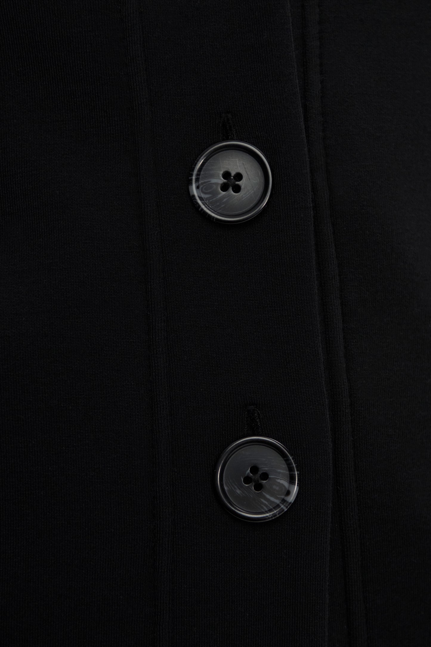 CELESTE BUTTON UP SWEAT BLACK