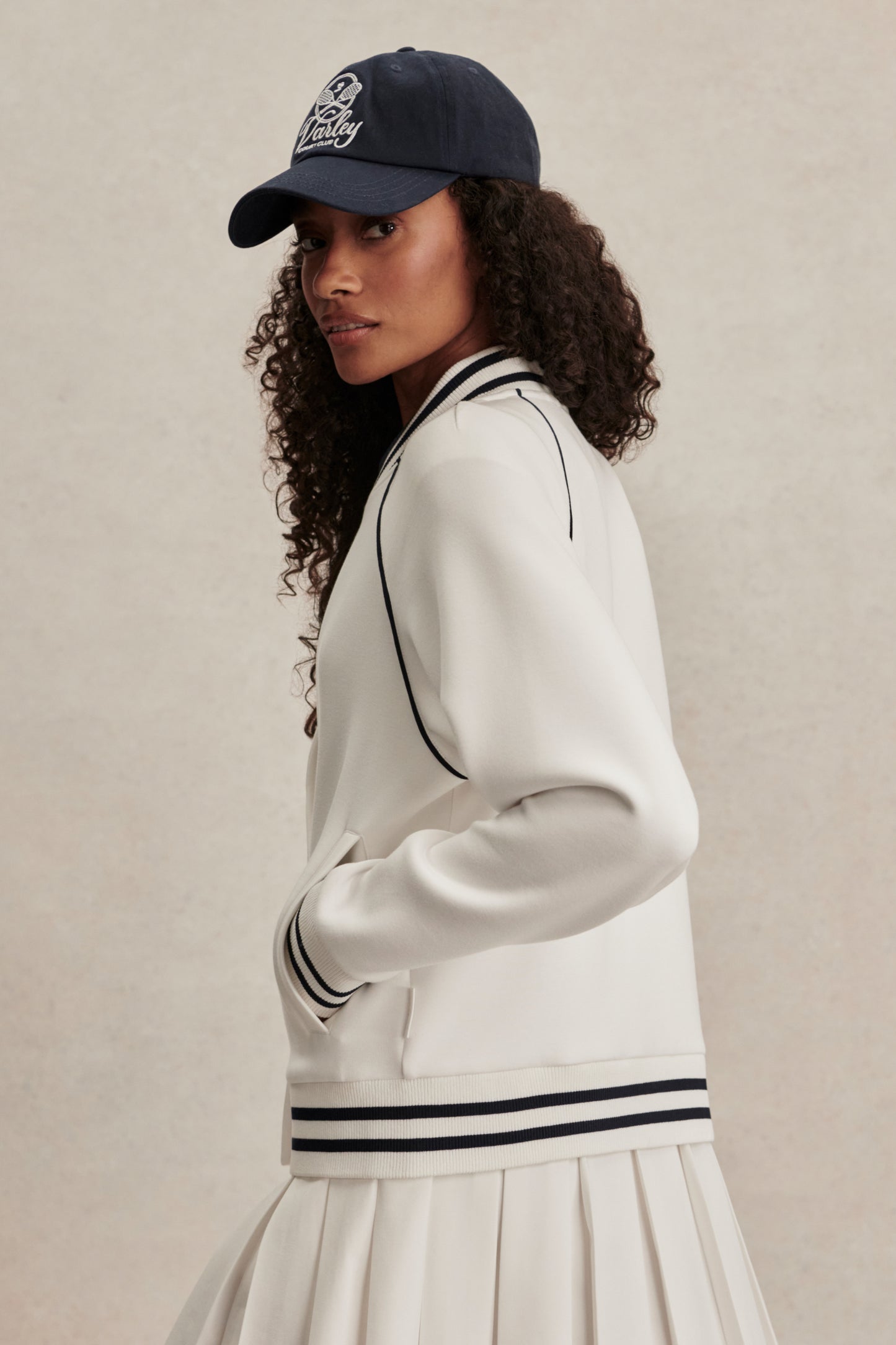 JEPSON CLUB JACKET WHITE