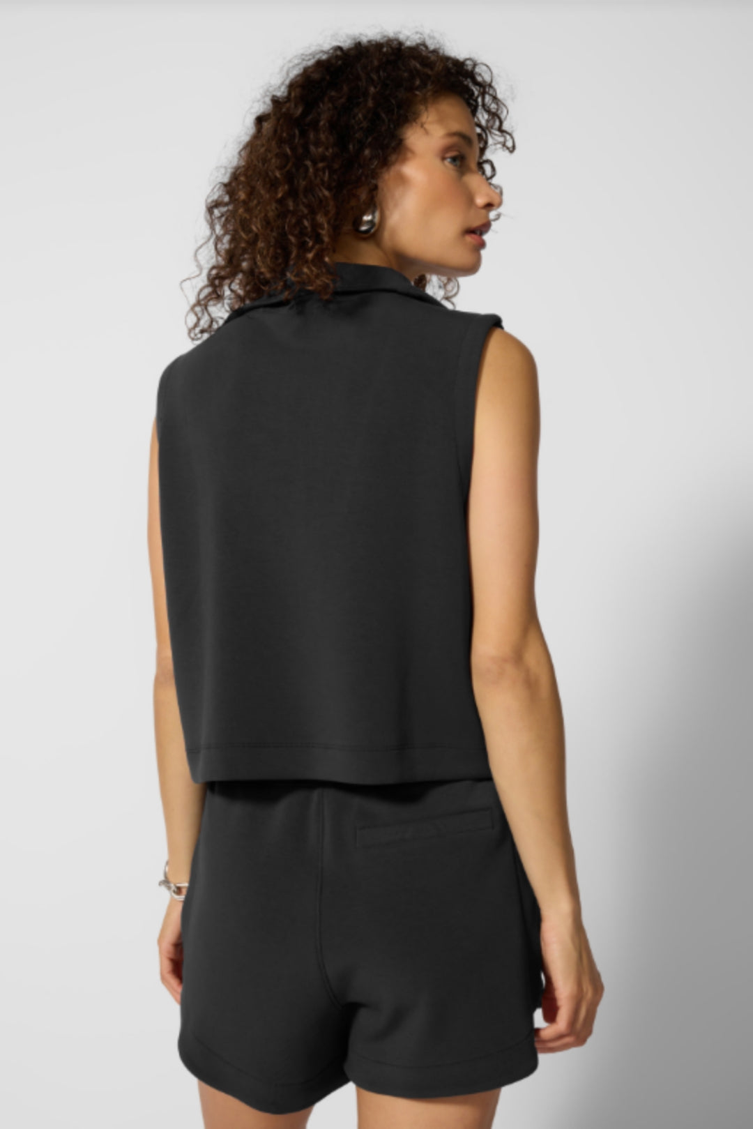 DREAMWEAVE HALF ZIP TANK BLACK