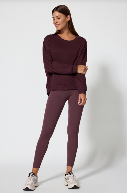 SERENE CREW PULLOVER HUCKLEBERRY