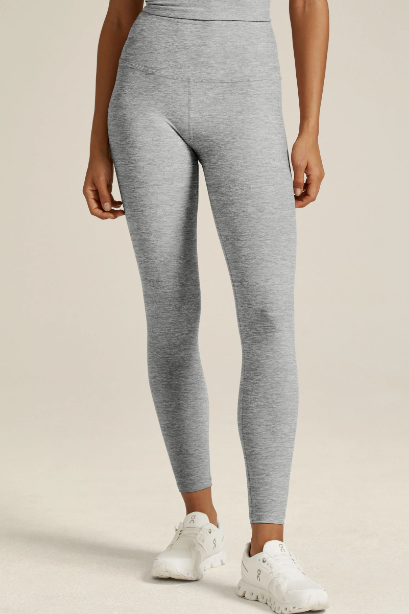 CAUGHT IN THE MIDI SPACEDYE LEGGING SILVER MIST