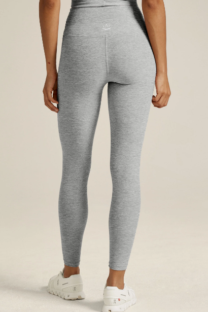 CAUGHT IN THE MIDI SPACEDYE LEGGING SILVER MIST