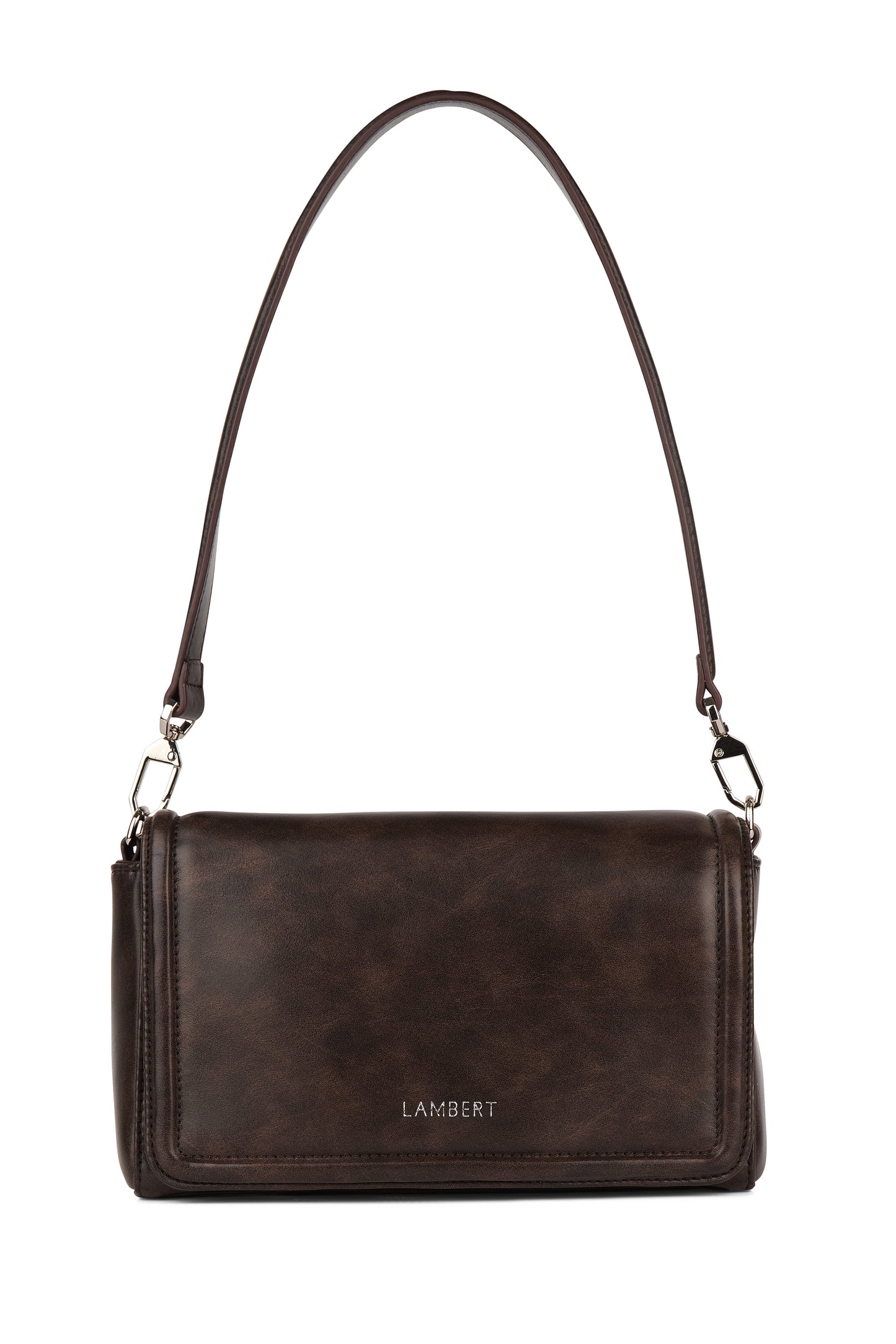 ALYSSA 2-IN-1 DISTRESSED BAG ESPRESSO